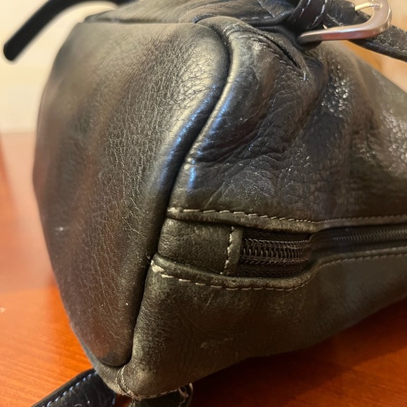 Vintage TIGNANELLO - Genuine Leather Black Backpack - Picture 7 of 14